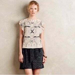 ANTHROPOLOGIE Corey Lynn Calter Skirted Shorts 12